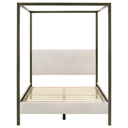 Monroe Bed in Vanilla