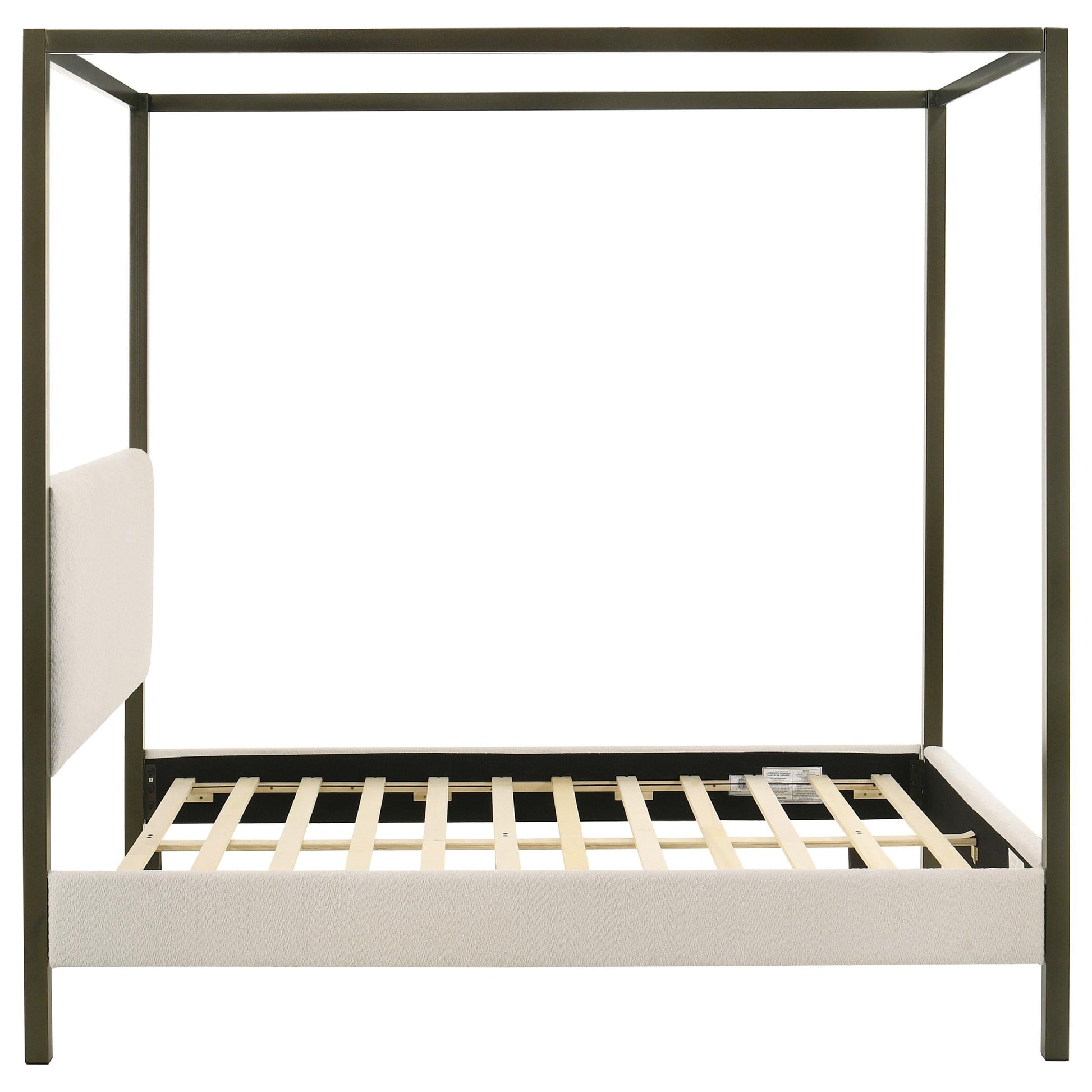 Monroe Bed in Vanilla