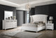 Barzini Queen Bed 4-Piece Set in White - Coaster Furniture