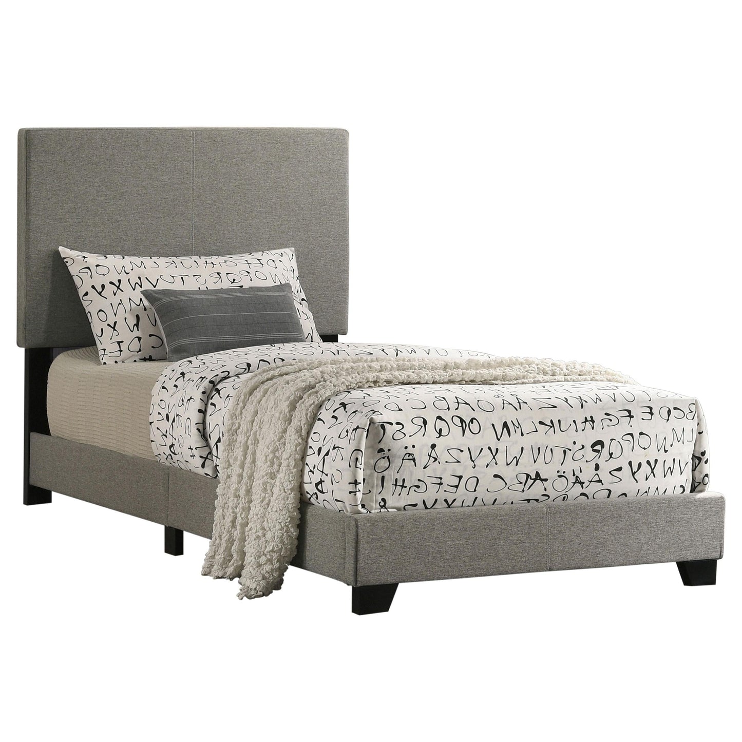 Dorian Twin Bed - Taupe