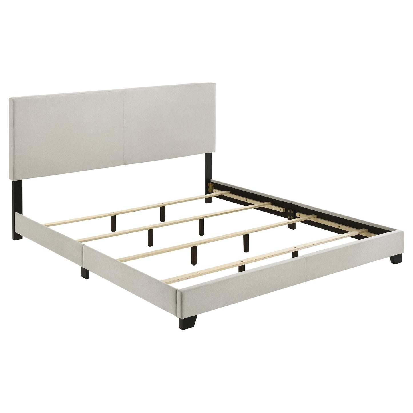 Dorian E King Bed - Cream