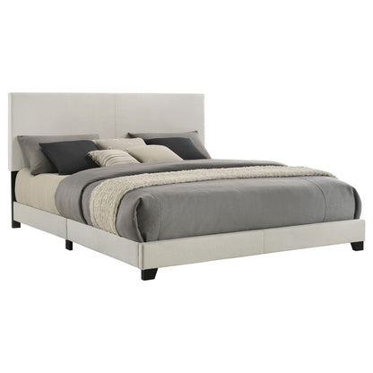 Dorian E King Bed - Cream