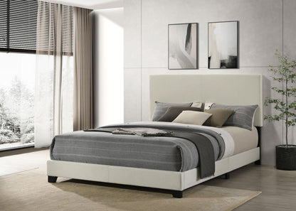 Dorian Queen Bed - Cream
