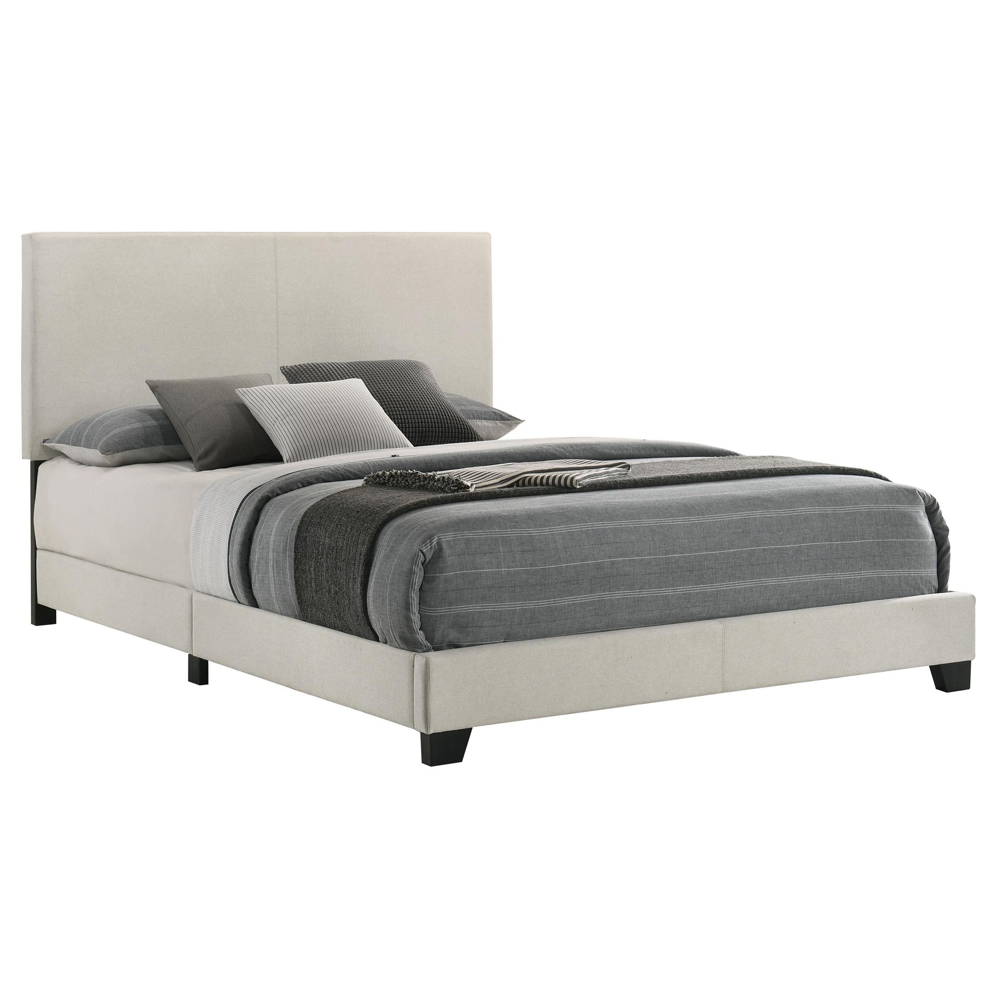 Dorian Queen Bed - Cream