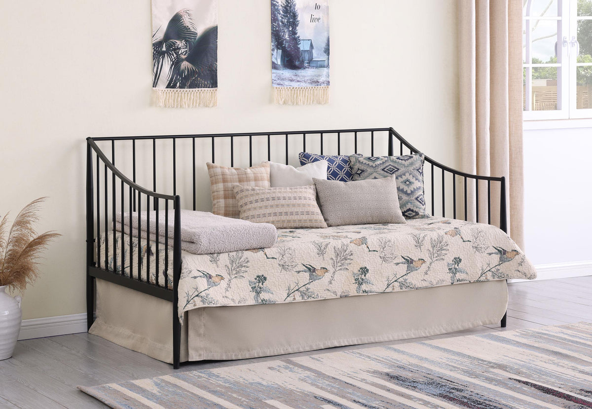 Newbury Daybed in Matte Black - Coaster Furniture