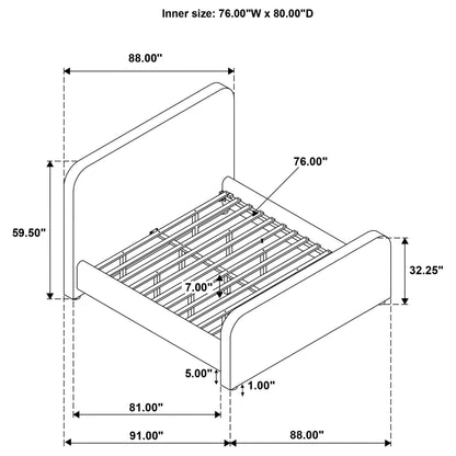 Wren Bed in Grey