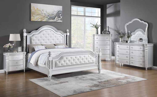 B613 80” Silver Bedroom Set