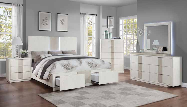 B616 79” Light Oak Bedroom Set 63”