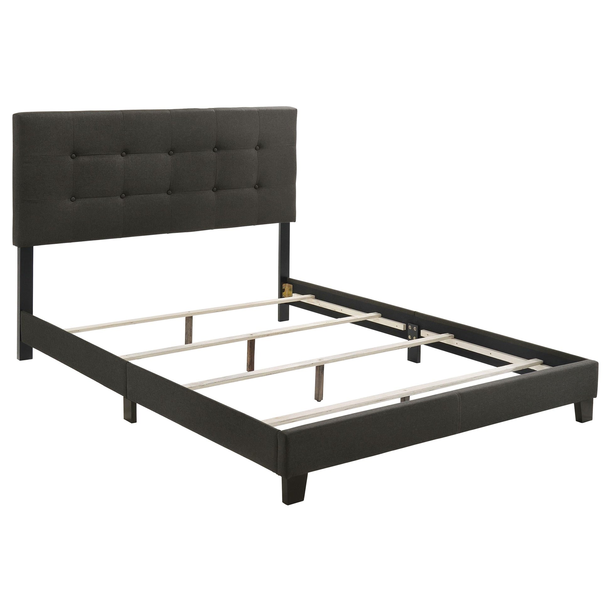 Mapes Bed in Charcoal
