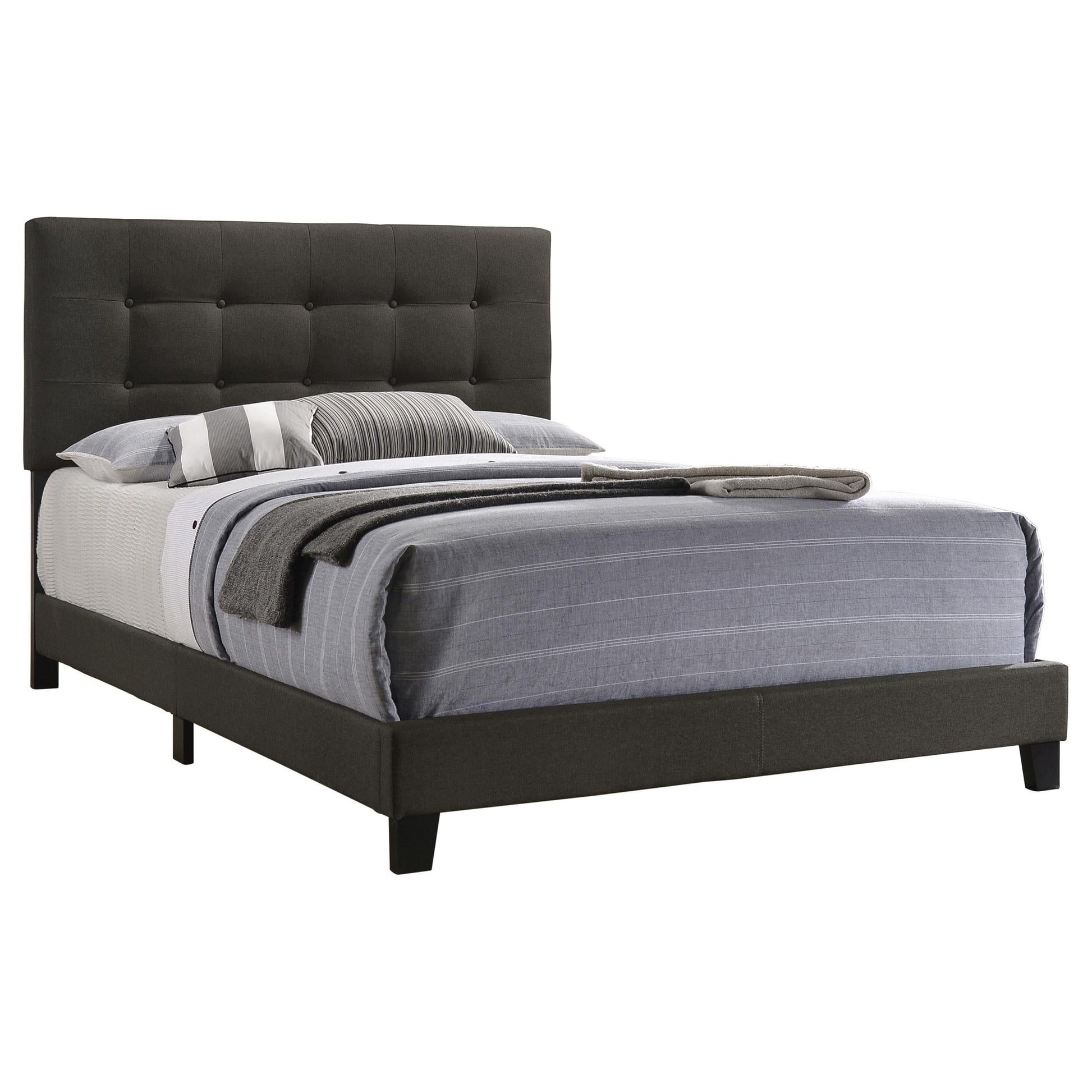Mapes Bed in Charcoal