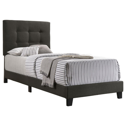 Mapes Bed in Charcoal
