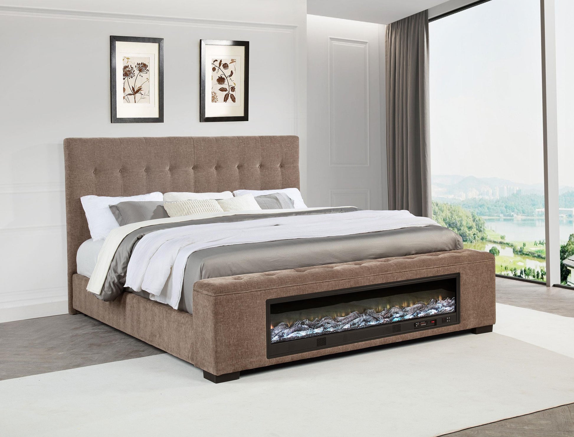 Senna Bed in Brown