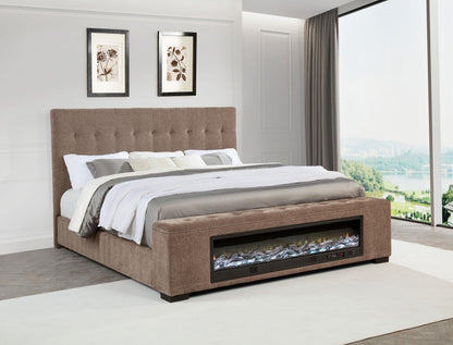 Senna Bed in Brown