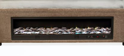 Senna Bed in Brown