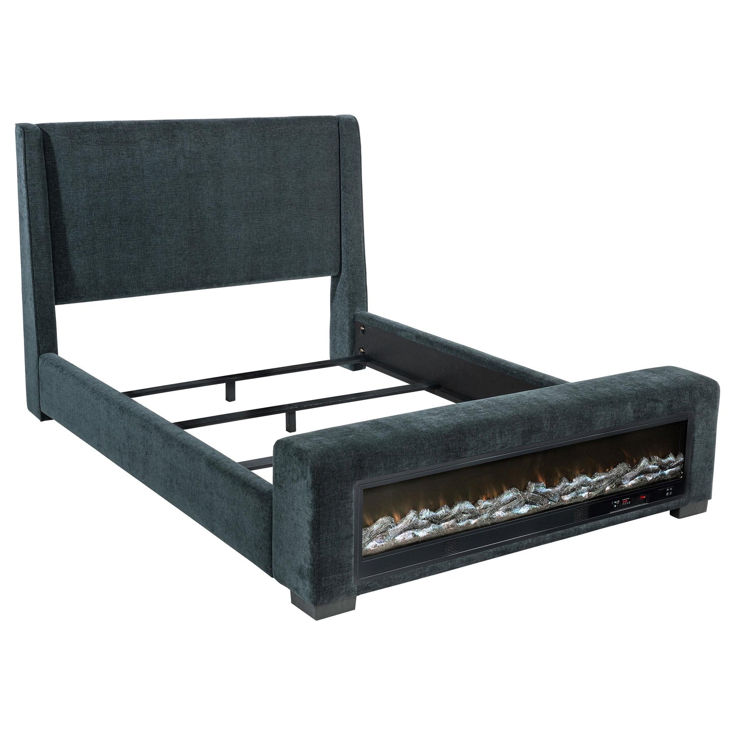 Preston Bed in Dark Blue