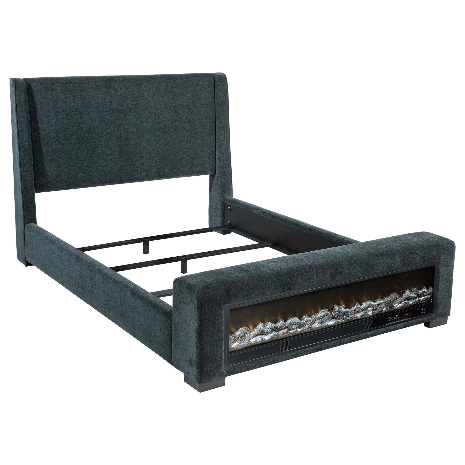 Preston Bed in Dark Blue