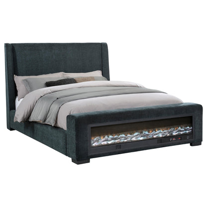 Preston Bed in Dark Blue