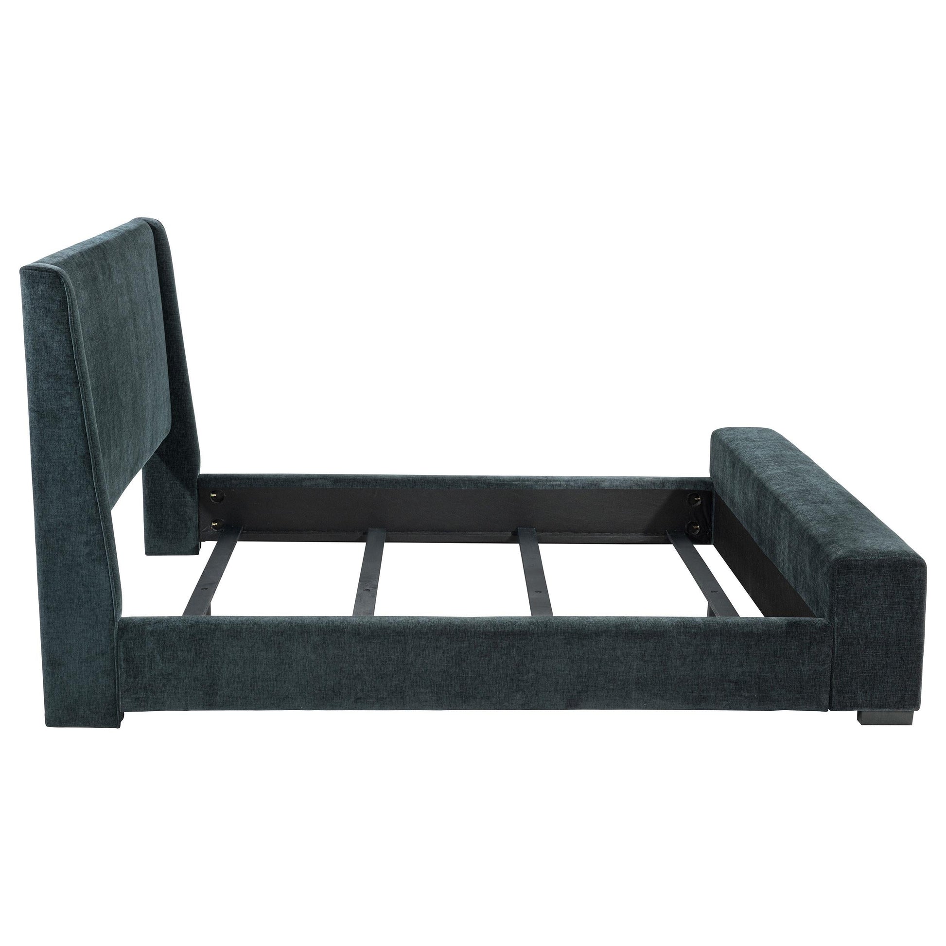 Preston Bed in Dark Blue