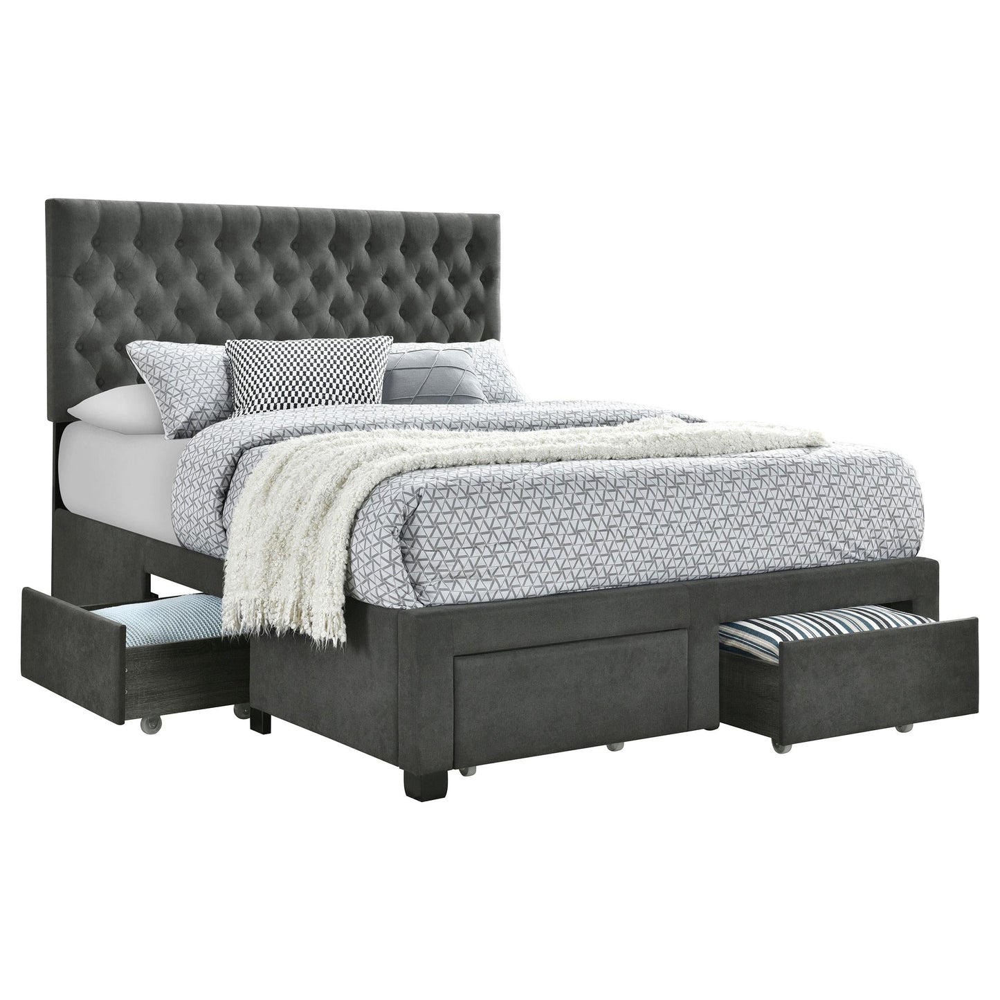 Soledad Full Bed - Grey