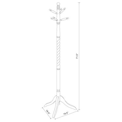 Riona Coat Rack in Merlot - Coaster Furniture