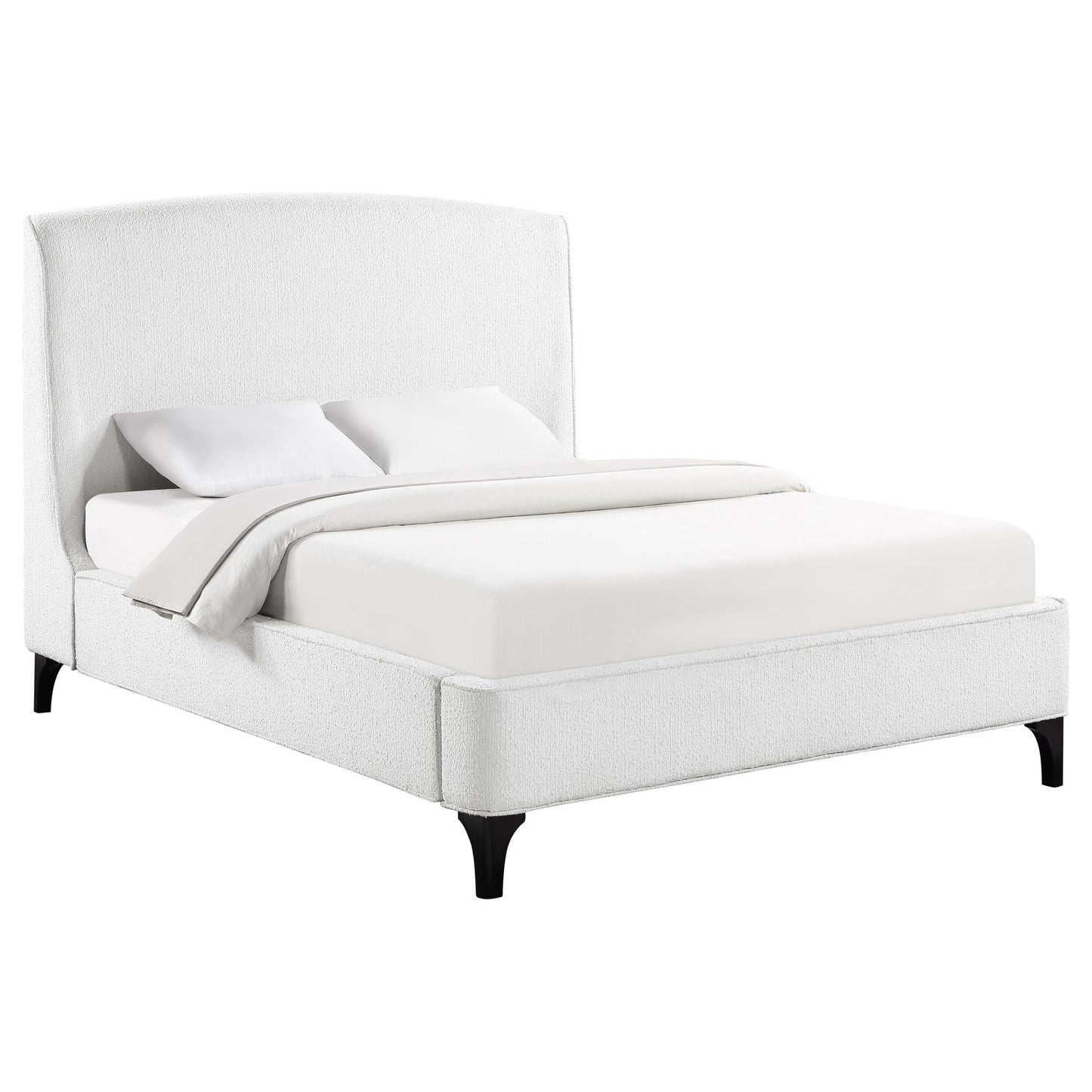 Mosby E King Bed - Snow