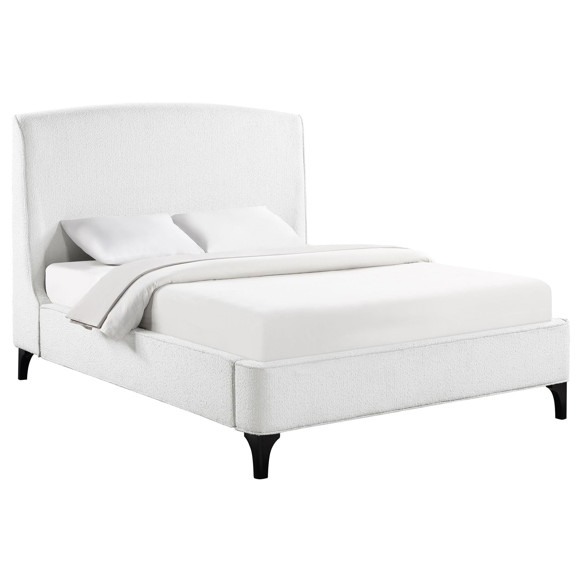 Mosby E King Bed - Snow