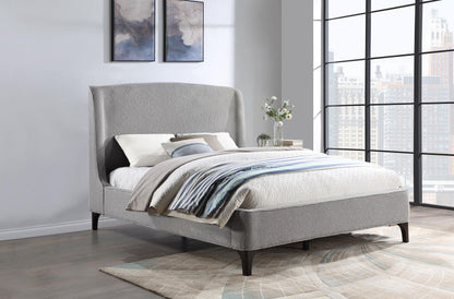 Mosby E King Bed - Grey