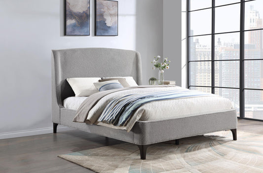 Mosby E King Bed - Grey