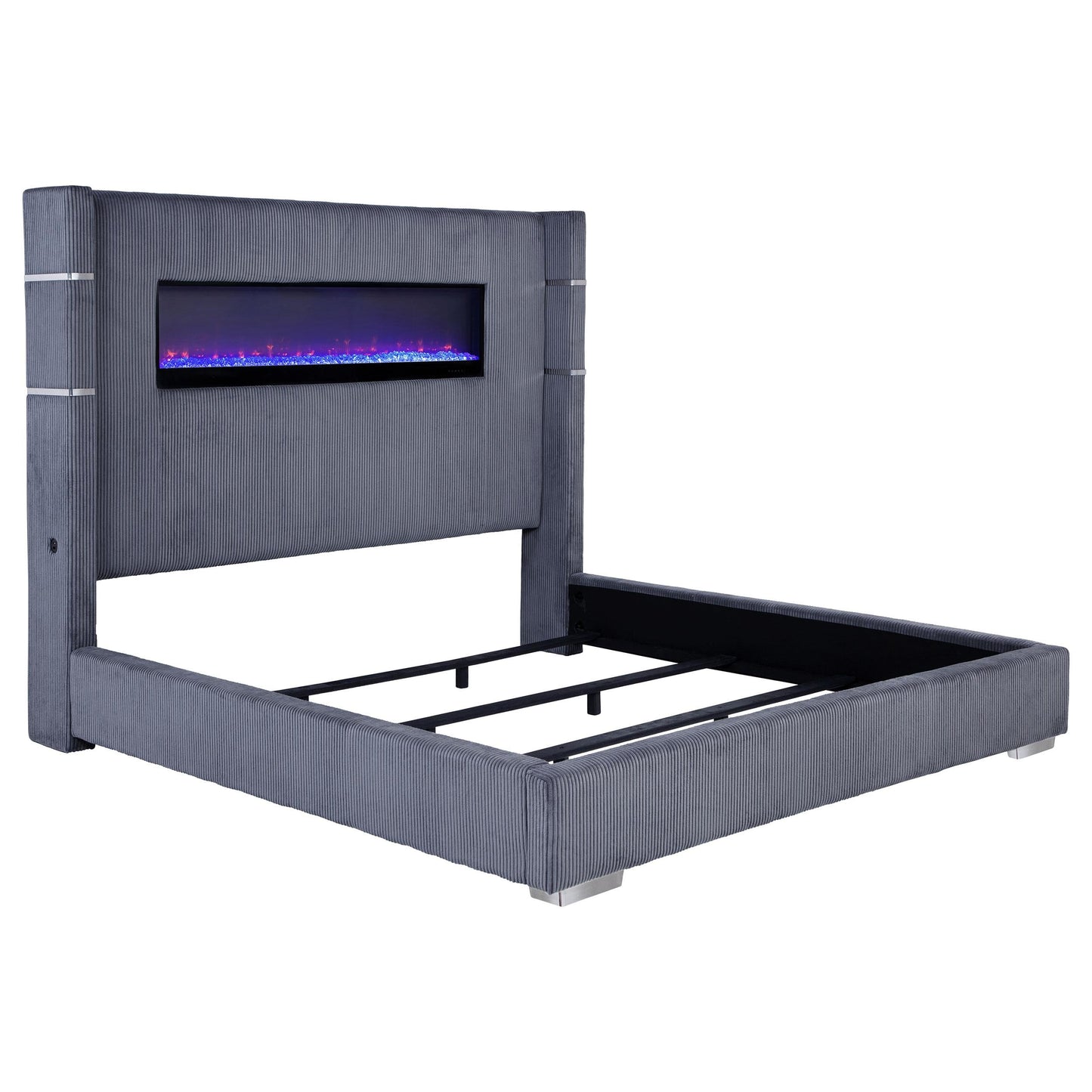 Tisdall Bed in Grey