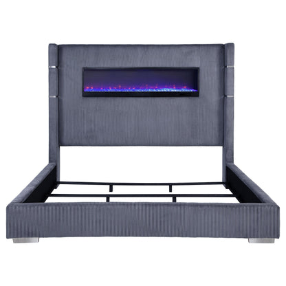 Tisdall Bed in Grey