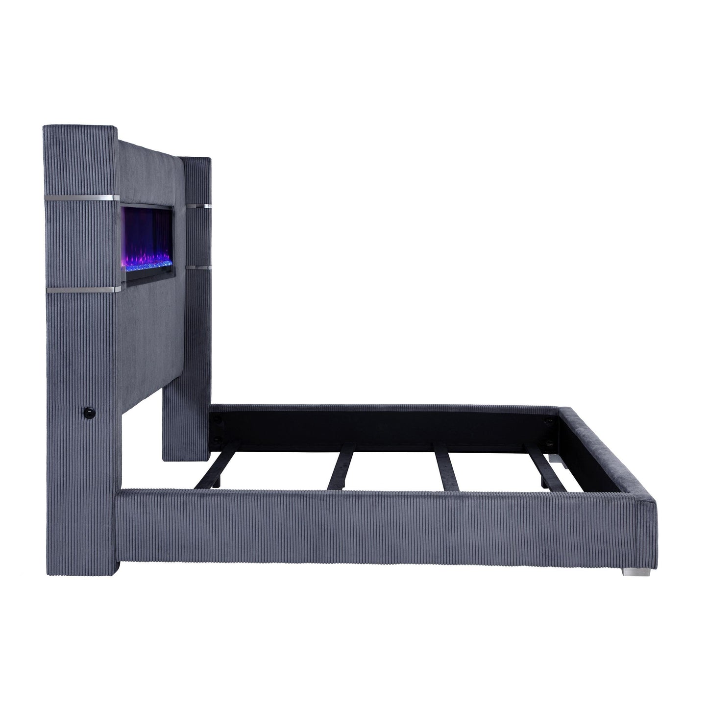 Tisdall Bed in Grey