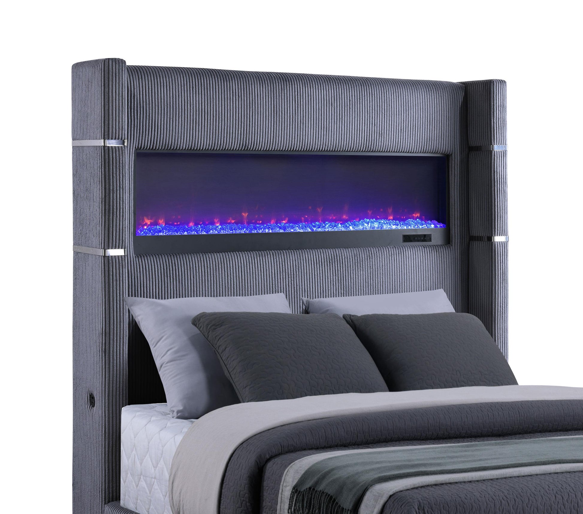 Tisdall Bed in Grey