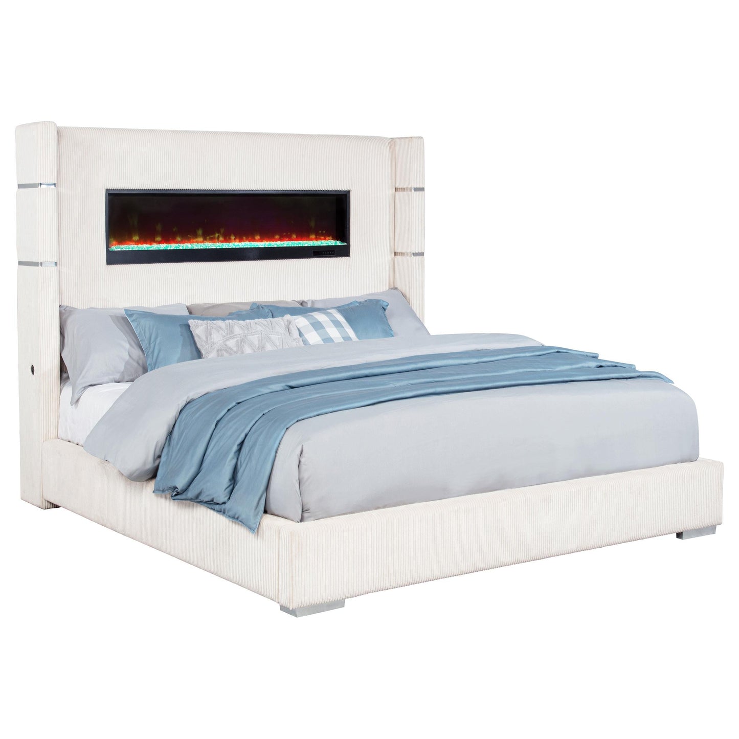 Tisdall Bed in Cream