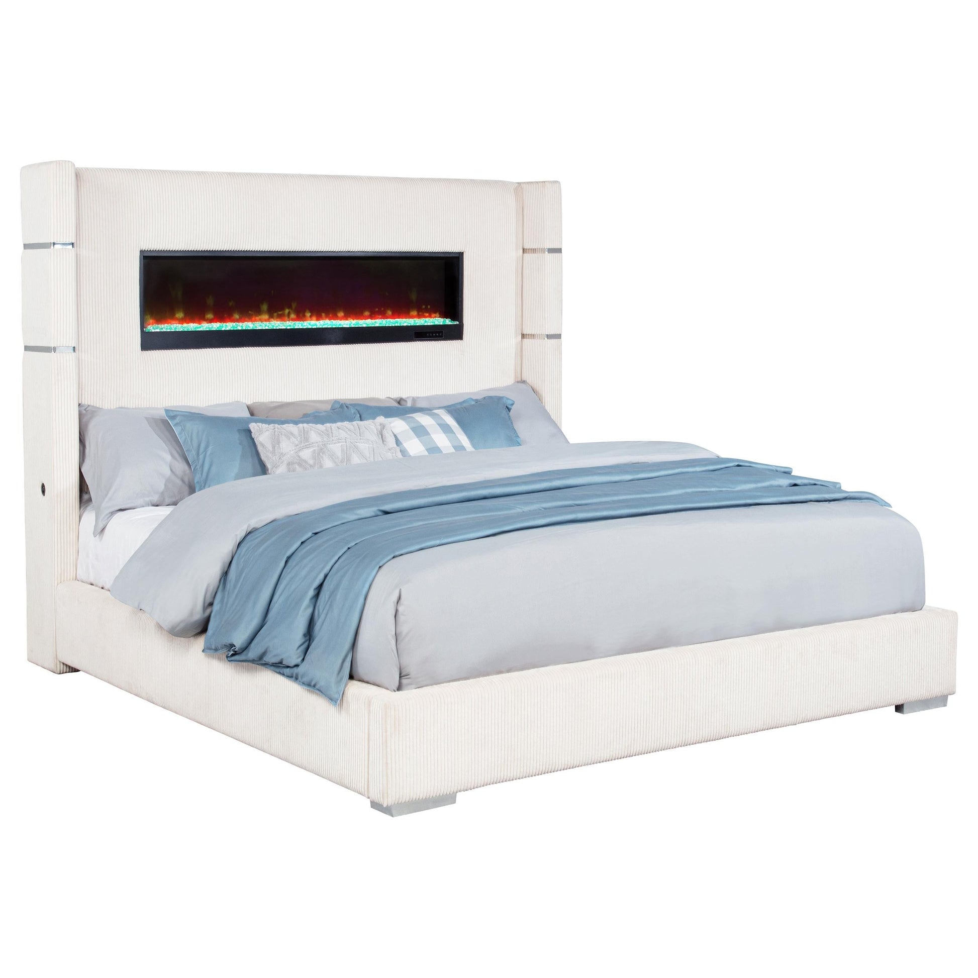 Tisdall Bed in Cream