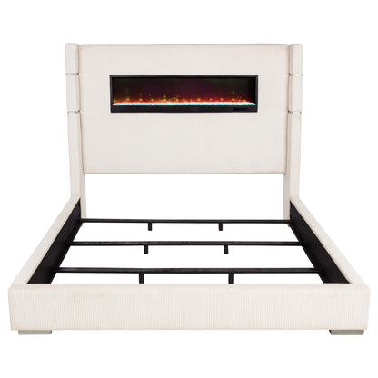 Tisdall Bed in Cream
