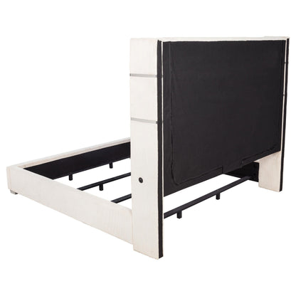 Tisdall Bed in Cream