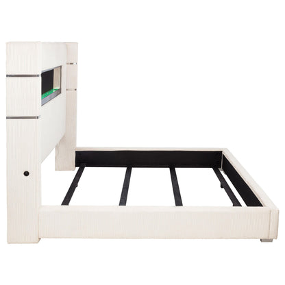 Tisdall Bed in Cream