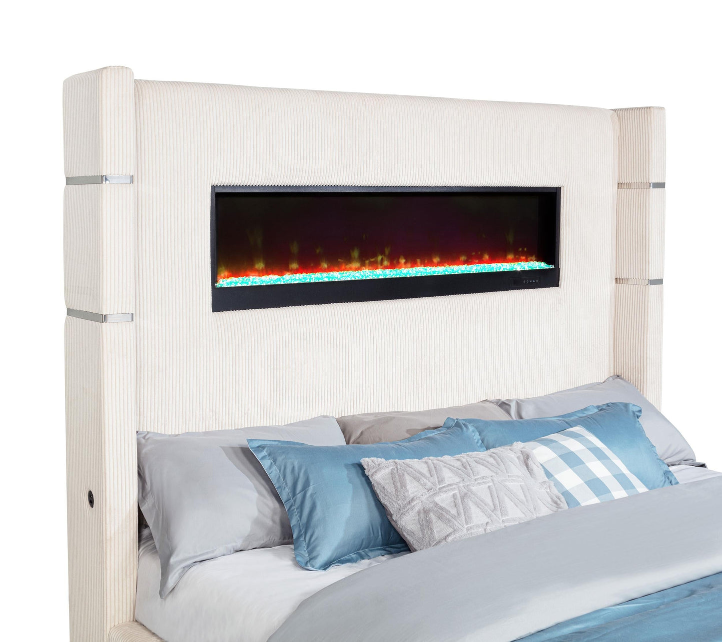 Tisdall Bed in Cream