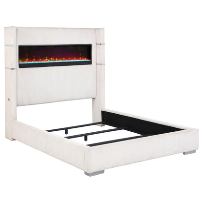 Tisdall Bed in Cream