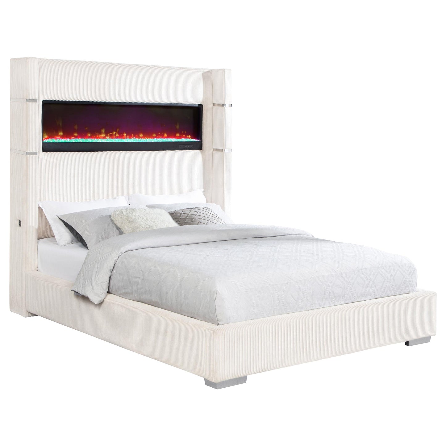 Tisdall Bed in Cream