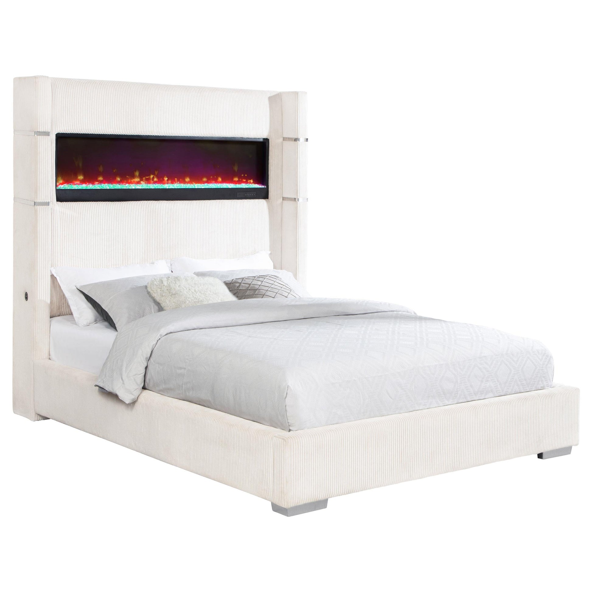 Tisdall Bed in Cream