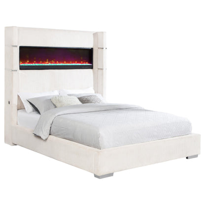 Tisdall Bed in Cream