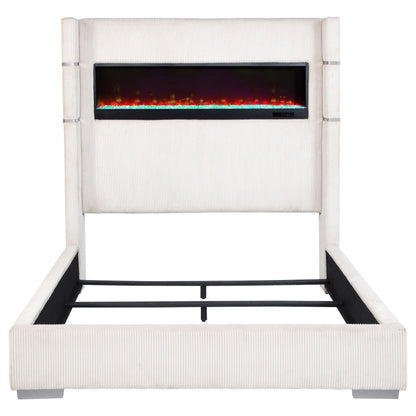 Tisdall Bed in Cream