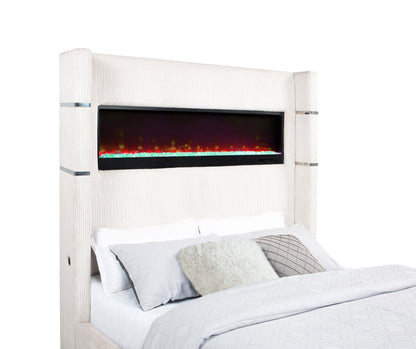 Tisdall Bed in Cream