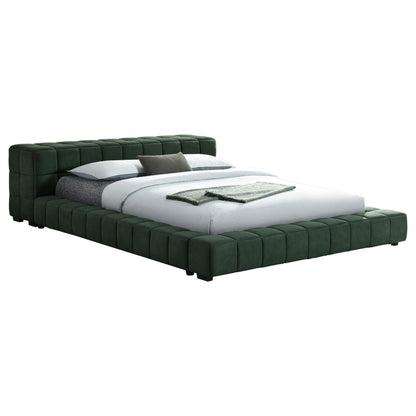 Trinity E King Bed in Green - Coaster Furniture