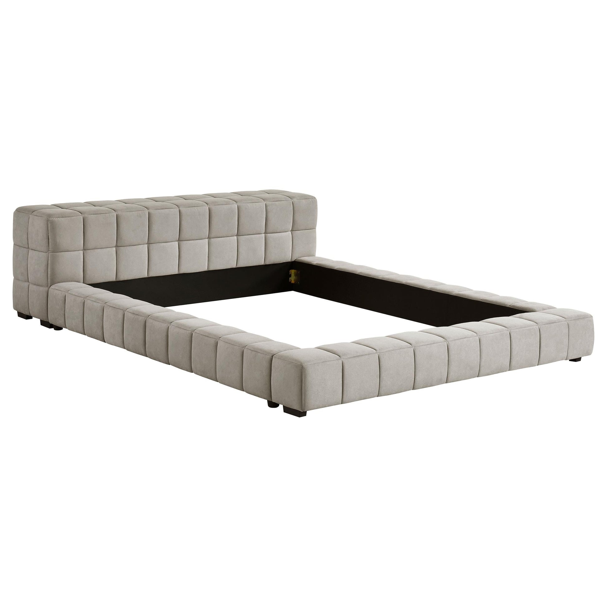 Trinity Full Bed - Light Taupe