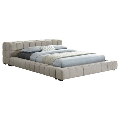 Trinity Full Bed - Light Taupe