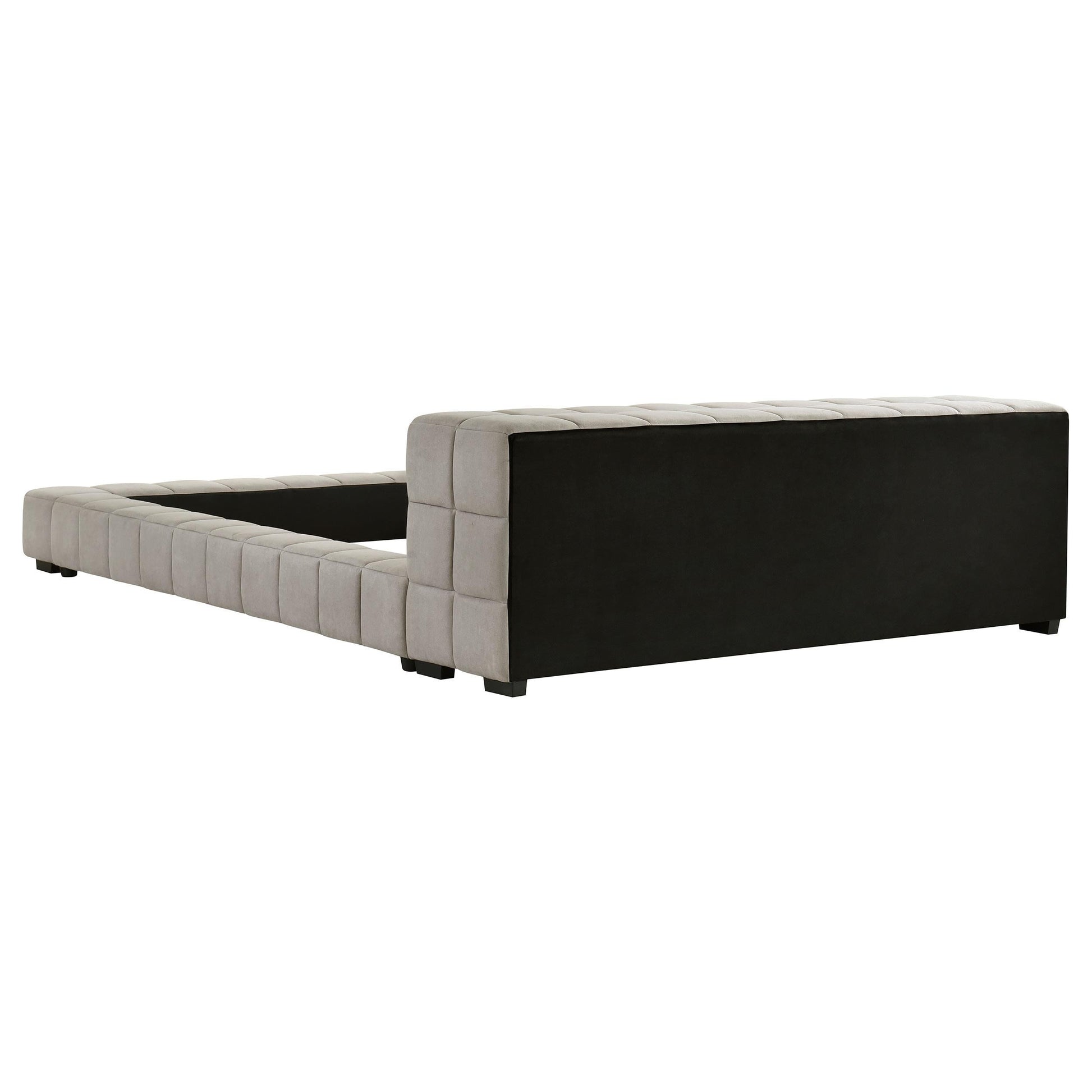 Trinity Full Bed - Light Taupe