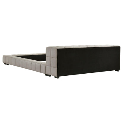 Trinity Full Bed - Light Taupe