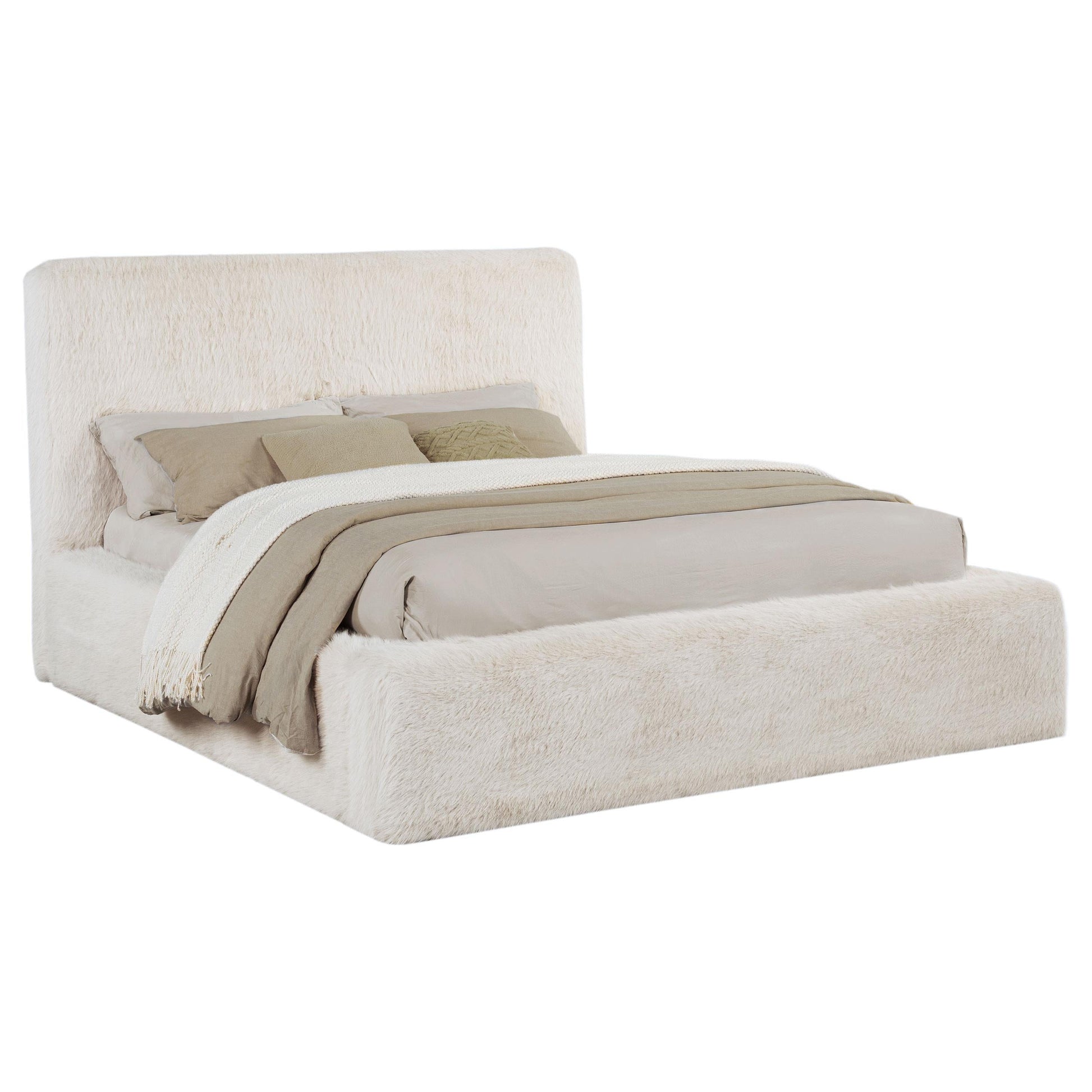 Rebecca Bed in Cream
